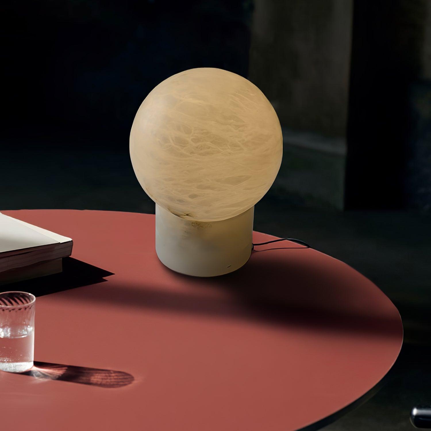 Marble Ball Table Lamp