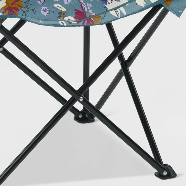 Vera Bradley Coleman Broadband Quad Chair Wildflowers Blue