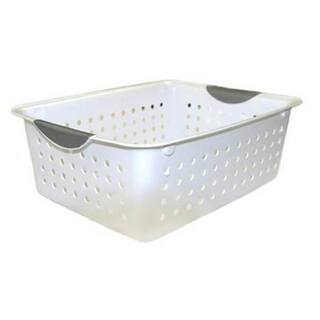 Sterilite Medium and Small Ultra Plastic Storage Bin Organizer Basket (12-Pack) 12 x 16248006 + 12 x 16228012