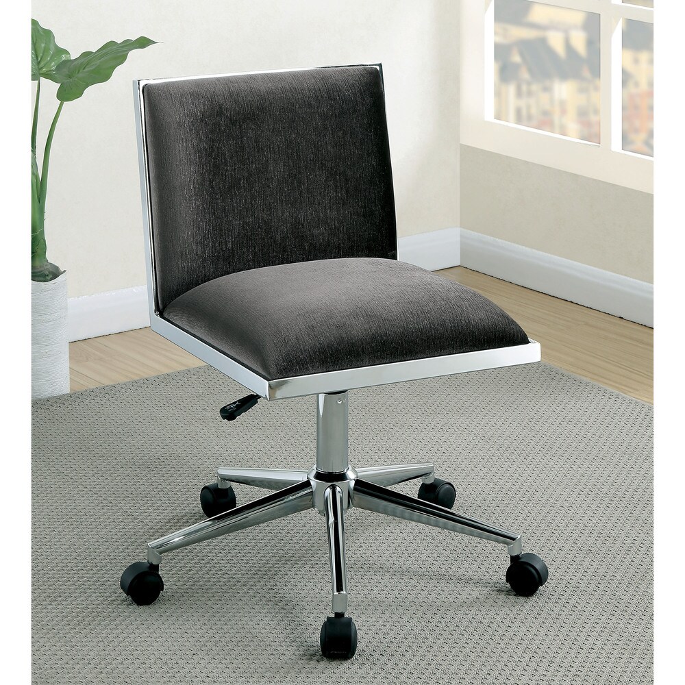 Ceto Contemporary Fabric Height Adjustable Office Desk Chair by Furniture of America