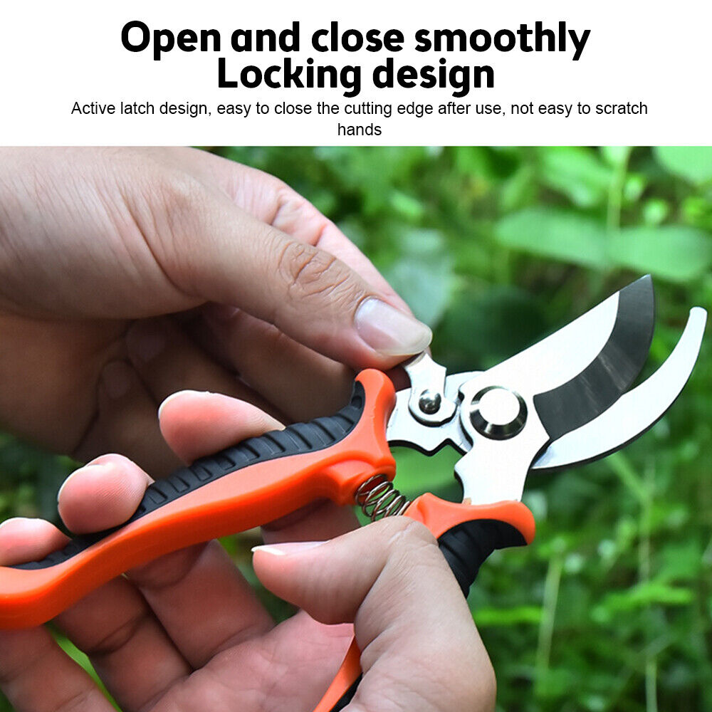 Plant Pruning Shears Garden Trimming Scissors Precision Hand Pruner Herb Snips