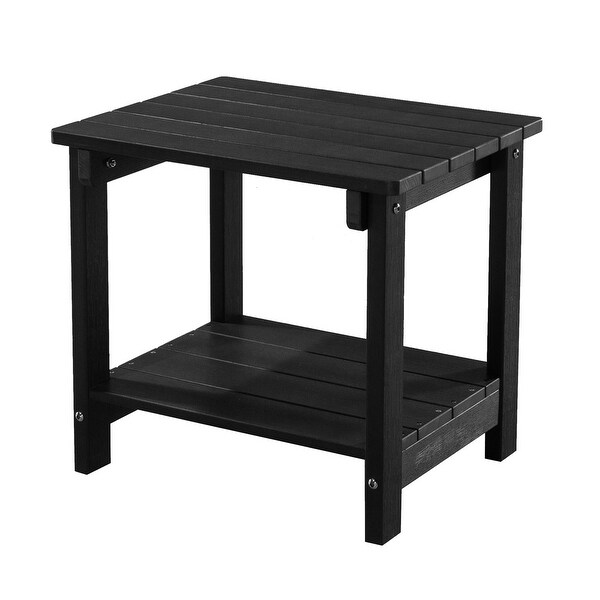 Solid Color Plastic Wood End Table