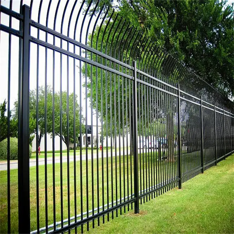 China Manufacturer Supply Durable Outdoor Metal Fence Easily Assembled Steel Fence