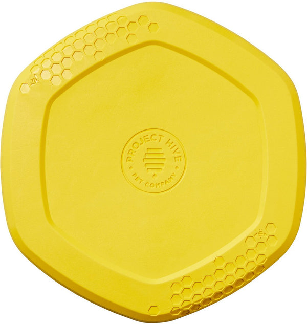 Project Hive Pet Company Yellow Disk and Lick Mat Dog Toy