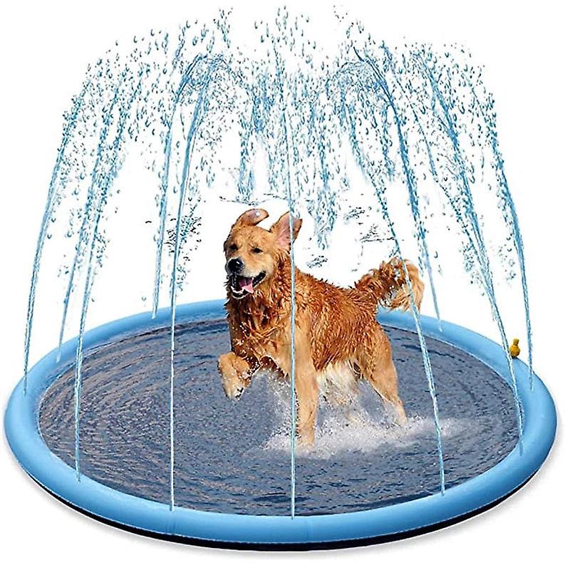 Summer cool dog inflatable water spray pad