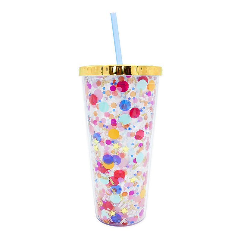 Packed Party Sip Sip Yay Confetti Tumbler