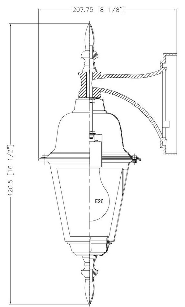 Oil Rubbed Bronze Outdoor Patio Exterior Light Fixture  19 1890   Traditional   Outdoor Wall Lights And Sconces   by Door Corner  Houzz