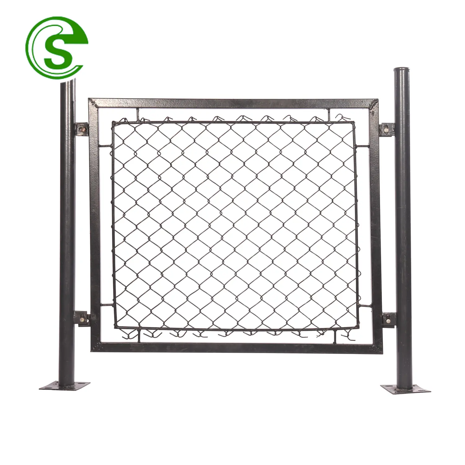 wholesale PVC coated vinyl chain link fabric football basketball fence /6ft 7ft 8ft galvanized diamond cyclone wire fencing roll