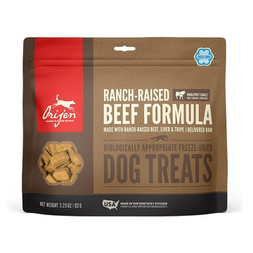 ORIJEN Freeze Dried Ranch Raised Beef Dog Treats andndash; Pet Empire and Supplies