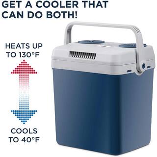 Ivation Electric Cooler (25 L) Thermoelectric Cooler 12V Cooler and Car Fridge IVAPC25