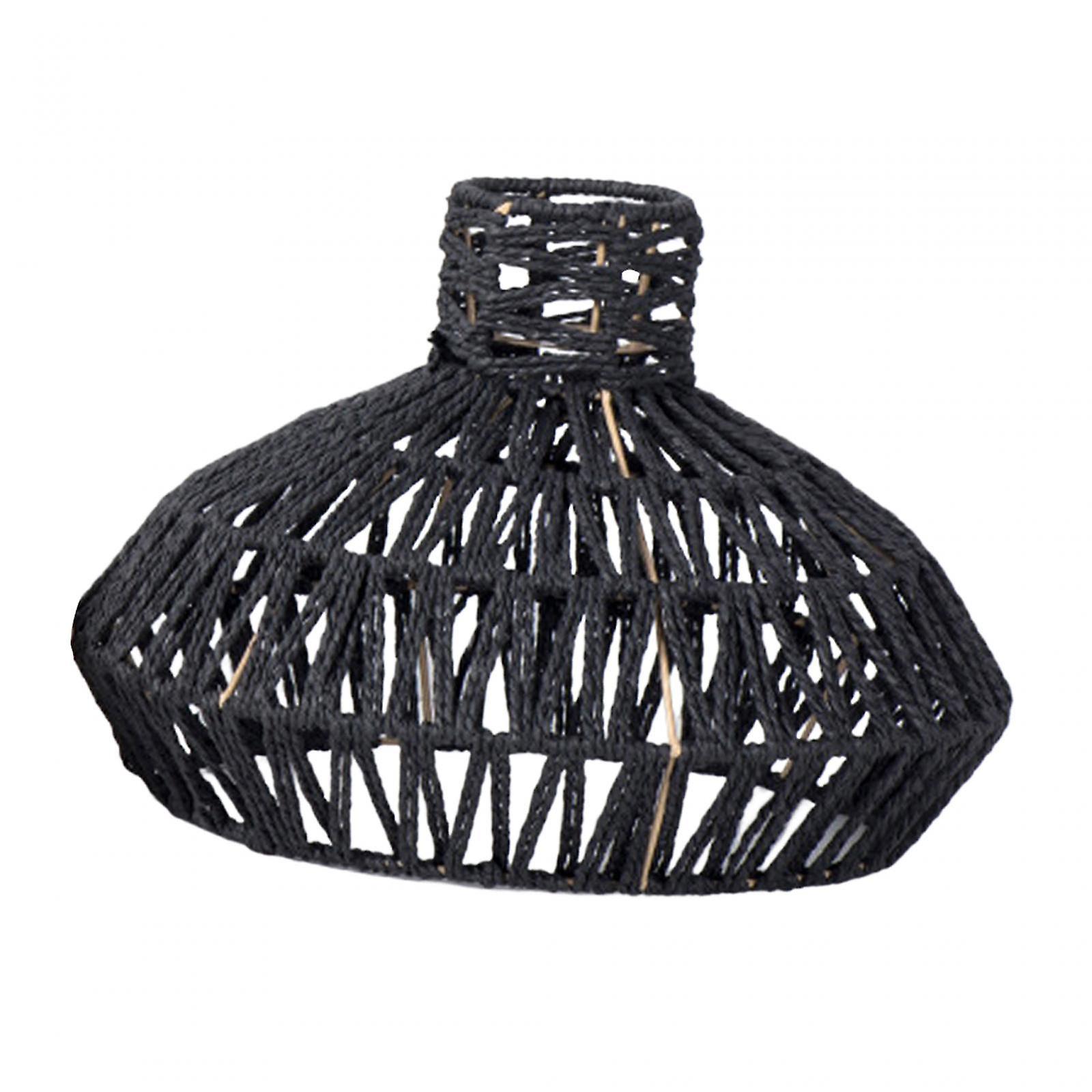 Hanging Lamp Shade Rustic Ceiling Lantern Cover For Dining Room Home Hallway Black