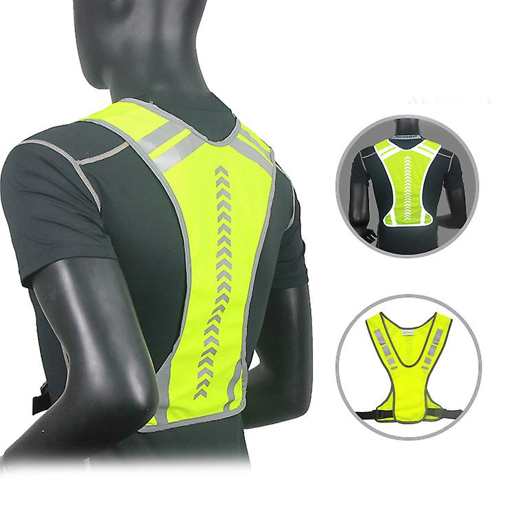 Cycling Reflective Vest High Visibility Safe Jacket For Night Riding Running Jogging Cycling Motorcycle Outdoor Sports Waistcoat