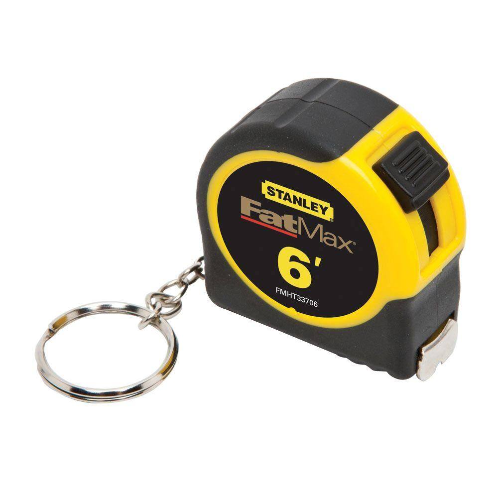 Stanley Mechanics Tool Set (173-Piece) and FATMAX 6 ft. x 12 in. Keychain Pocket Tape Measure STMT74857W706