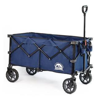 Collapsible All Terrain Camping Wagon with Silence Wheels Navy MW616-7  navy