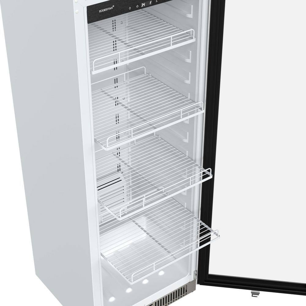 EdgeStar 22 Inch Wide 10.1 Cu. Ft. Commercial Beverage Merchandiser With Temperature Alarm and Reversible Door VBM101SS