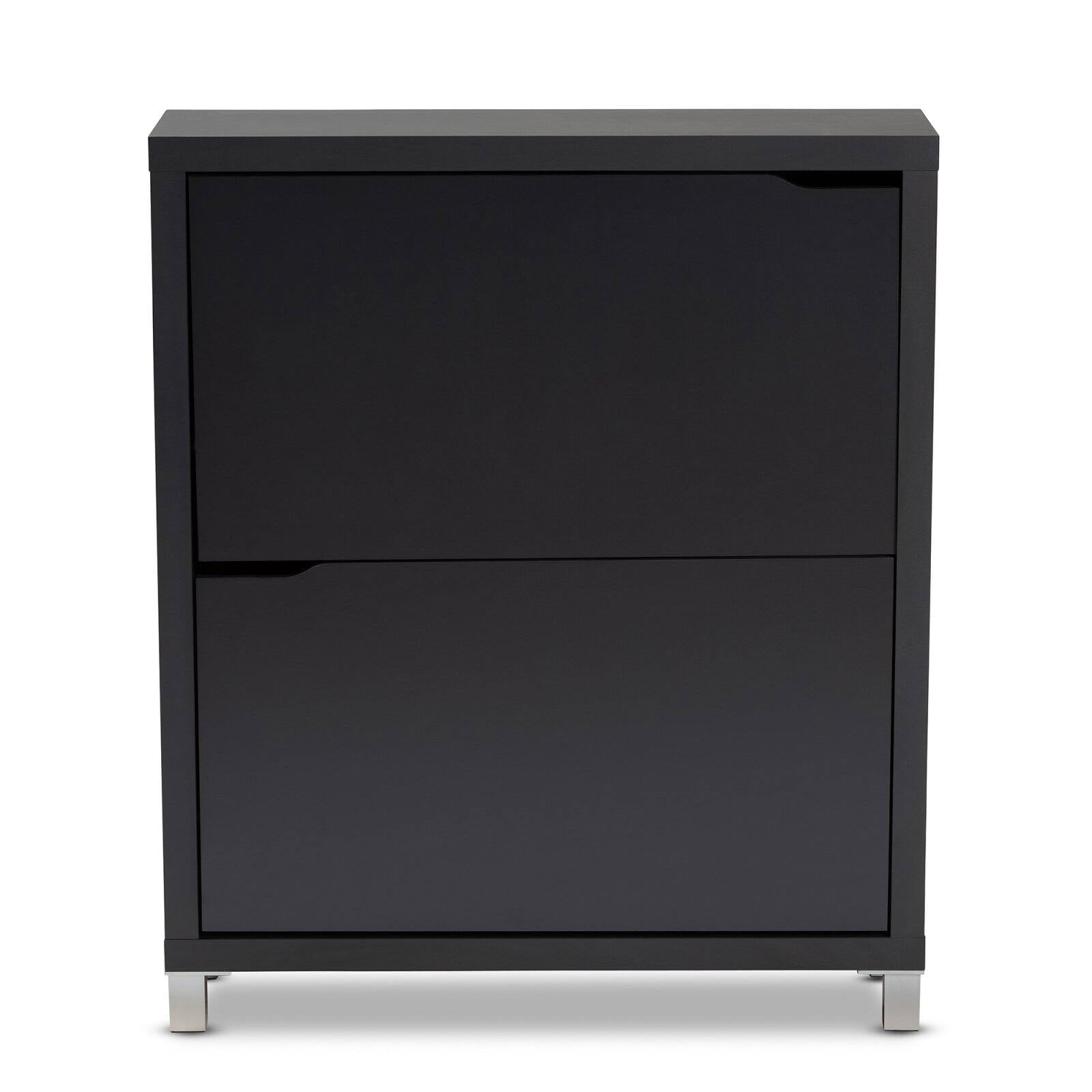 Baxton Studio Simms Modern Shoe Cabinet