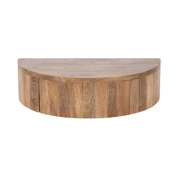 Kate and Laurel Reid Floating Wood Side Table - 20x11x6