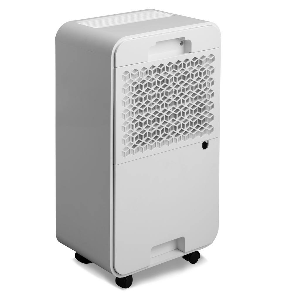 30 pt. 3000 sq.ft. Auto or Manual Drain Dehumidifier in. White with 2L Water Tank jinxDHMDFR1