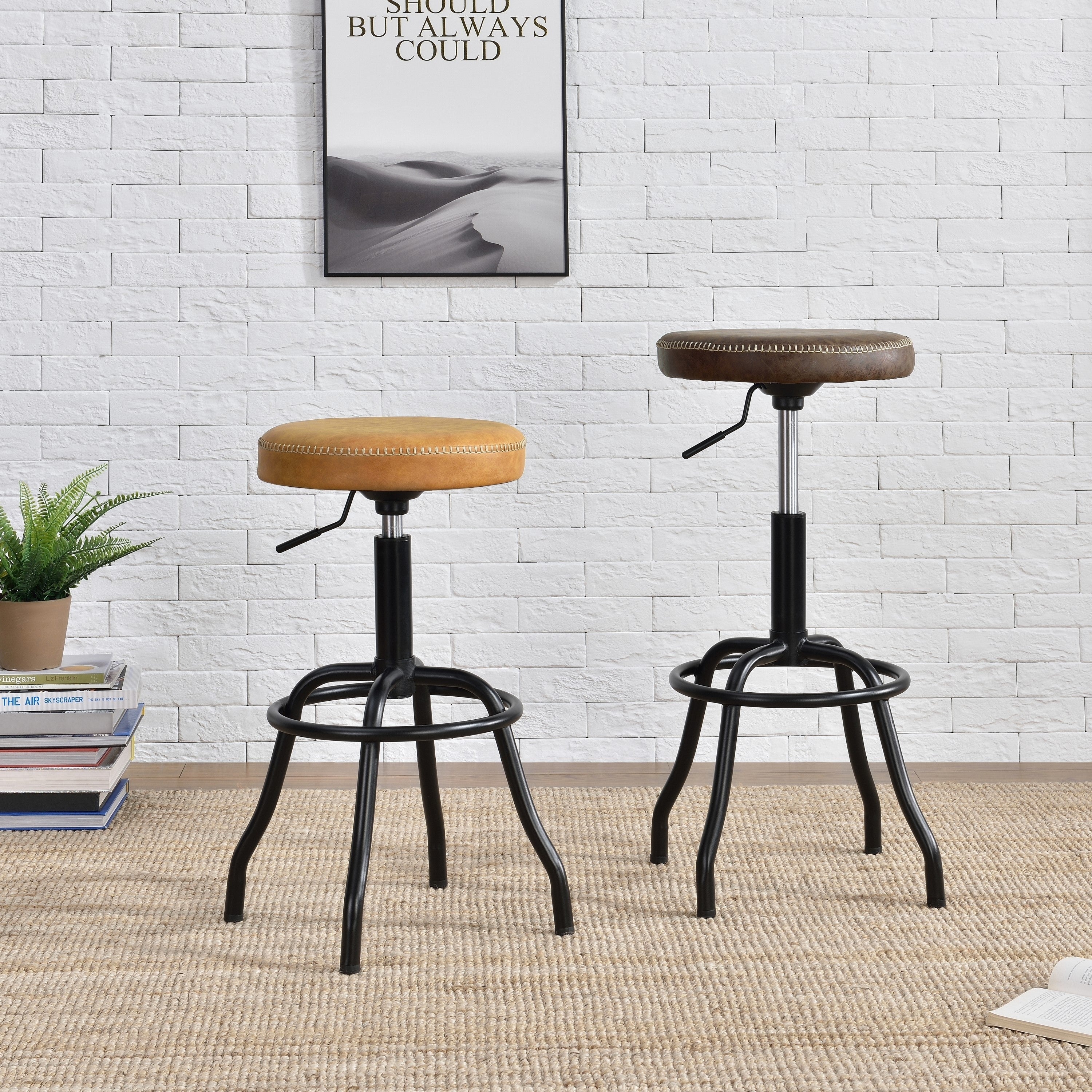 Carbon Loft Gavroche Gaslift Swivel Bar Stool