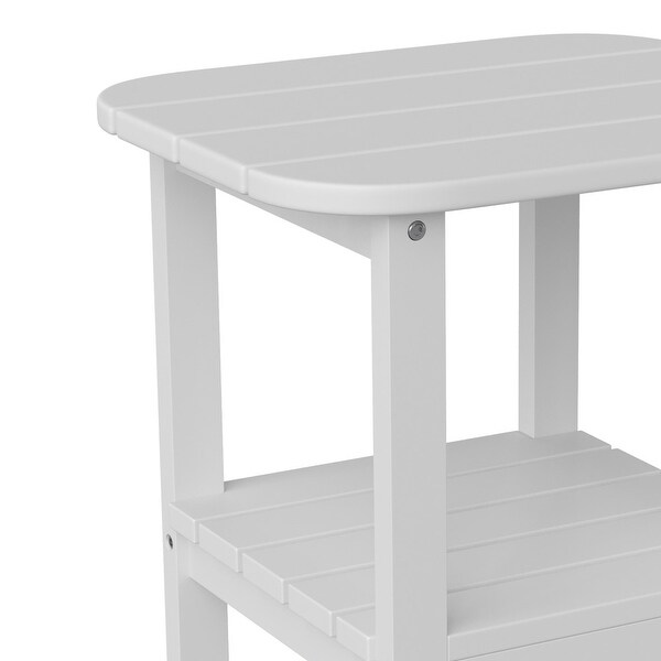 Commercial Grade AllWeather Adirondack Style Patio Side Table