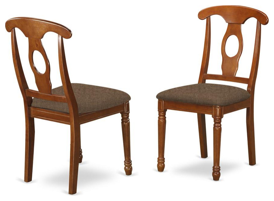 Napoleon Styled Kitchen Chair With Upholstered Seat  Set of 2   Traditional   Dining Chairs   by Morning Design Group  Inc  Houzz