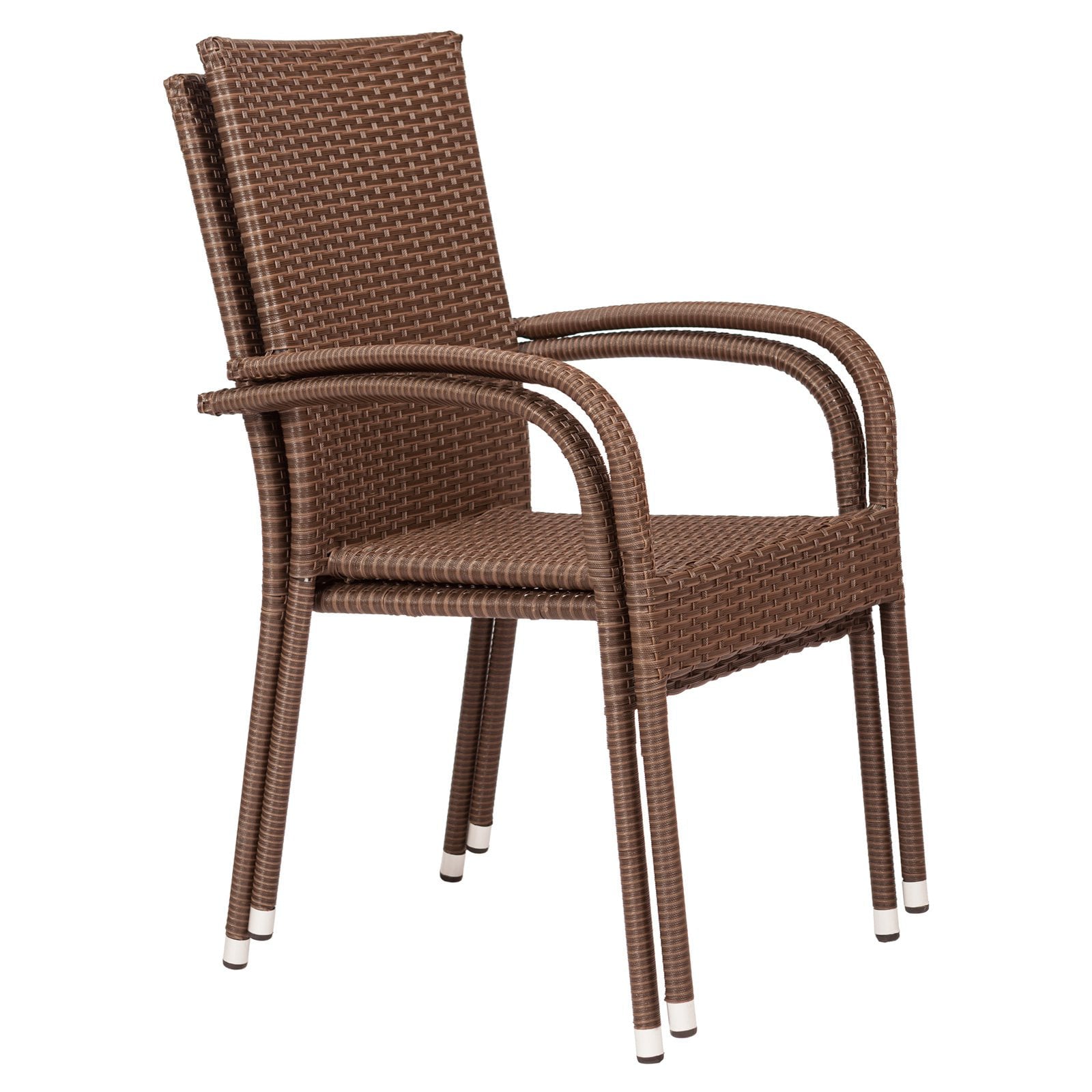 Patio Sense Morgan Outdoor Wicker Chair - Set of 4