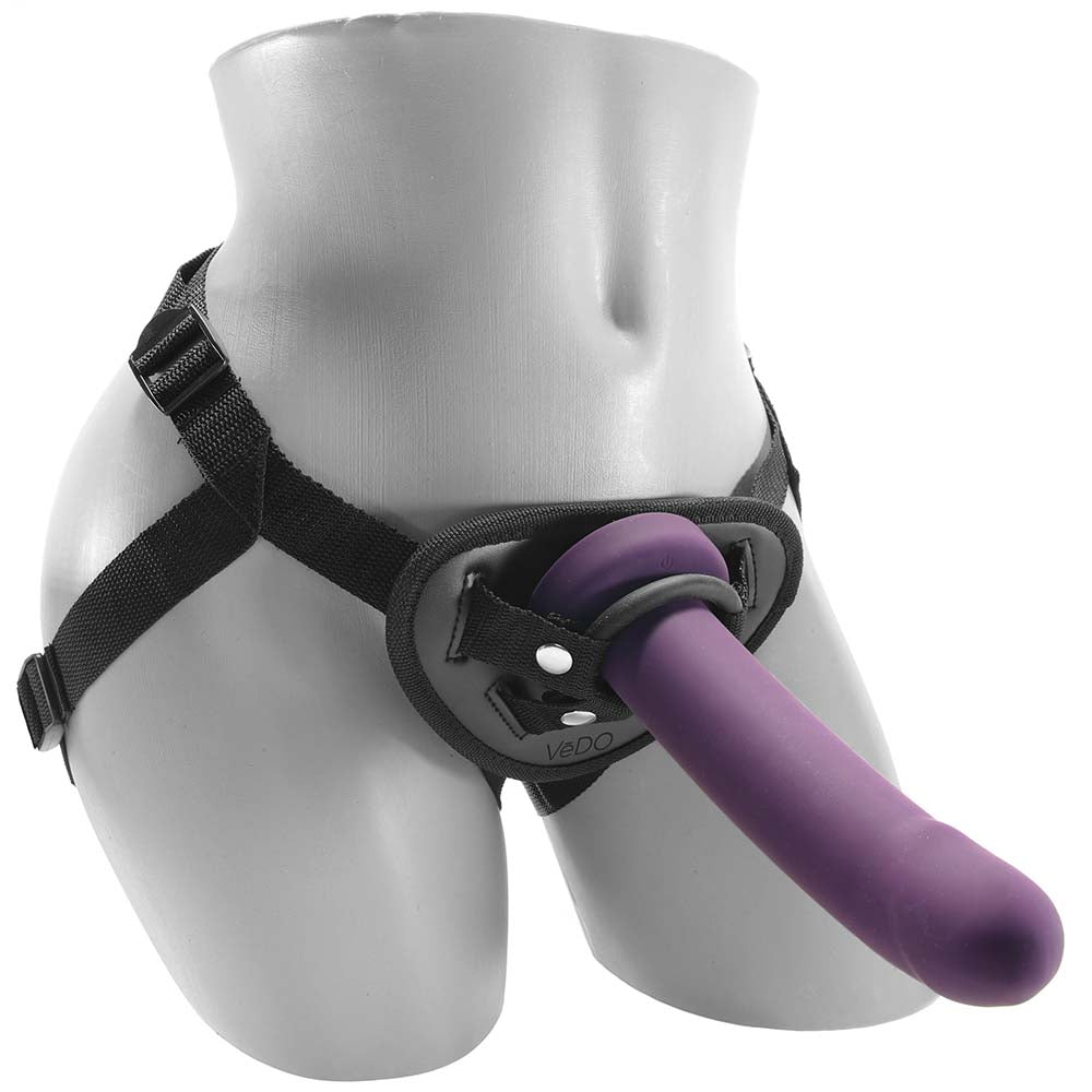 Strapped Remote Strap-On Vibe Set in Purple