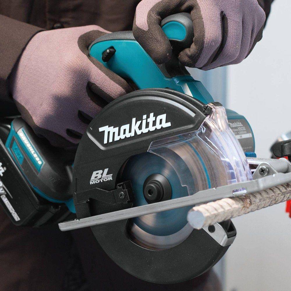 Makita 18V LXT Lithium-Ion Brushless 5-78 in. Cordless Metal Cutting Saw (Tool-Only) XSC02Z