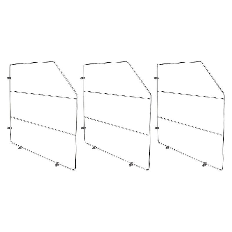 Rev-A-Shelf 597-18CR-52 18 Bakeware Sheet Divider Kitchen Organizer (3 Pack)