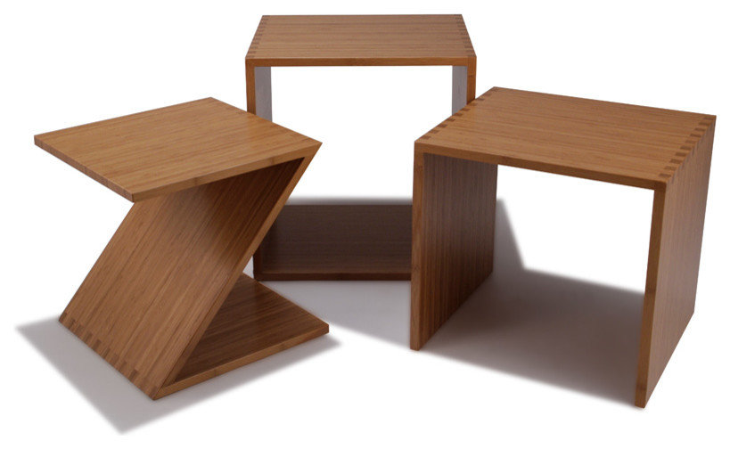 ZON Nesting Tables   Set of 3   Contemporary   Side Tables And End Tables   by Genus Furniture Company  Houzz