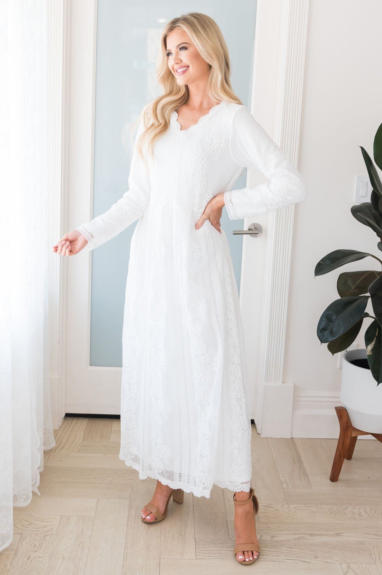 The Ariana Modest Temple Dress