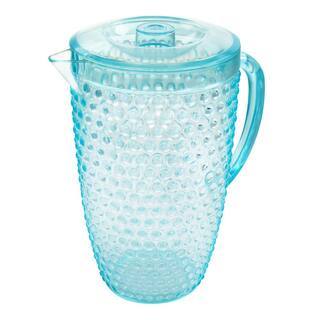 GIBSON HOME Malone 5-Piece Plastic Pitcher and Tumbler Set in Light Blue 985116861M