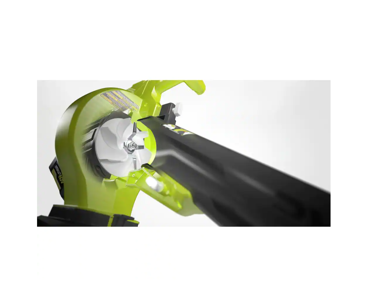 RYOBI RY40451 40V Vac Attack Cordless Leaf Vacuum/Mulcher with 5.0 Ah Battery and Charger