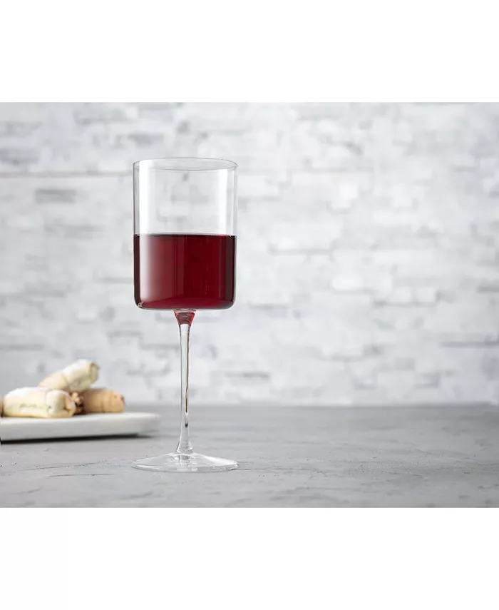 JoyJolt Claire Red Wine Glasses Set of 2