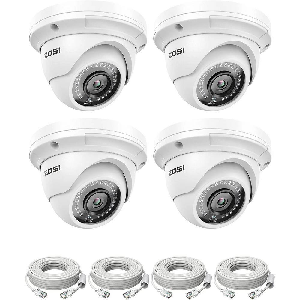 ZOSI ZM4295E 5MP PoE Add-on IP Wired Security Camera Only Compatible with same brand NVR Model 4IPC-4295E-W-C