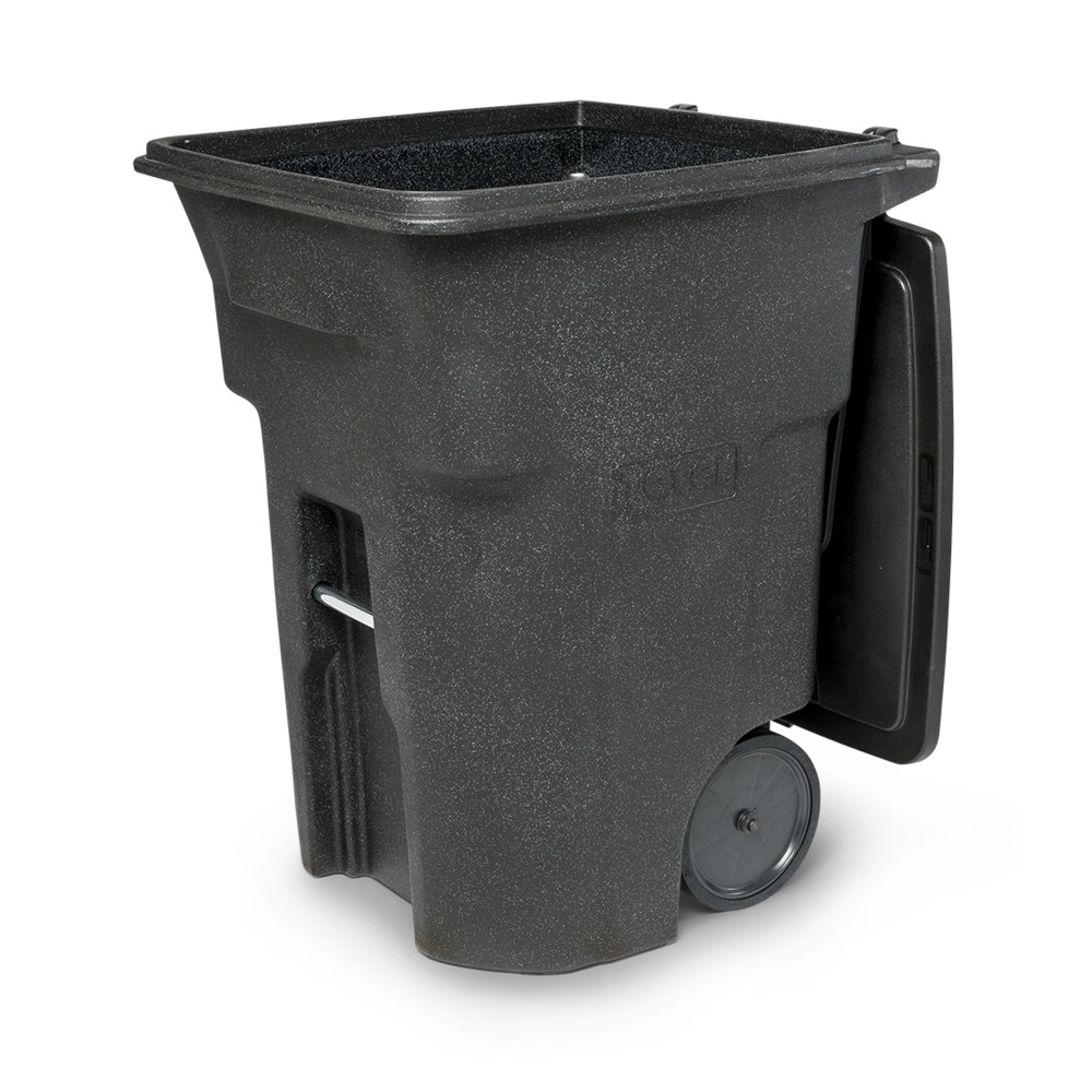 Toter 96 Gallon Trash Can with Smooth Wheels and Lid ;