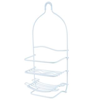 Bath Bliss Curve Design Shower Caddy 4008-WHT