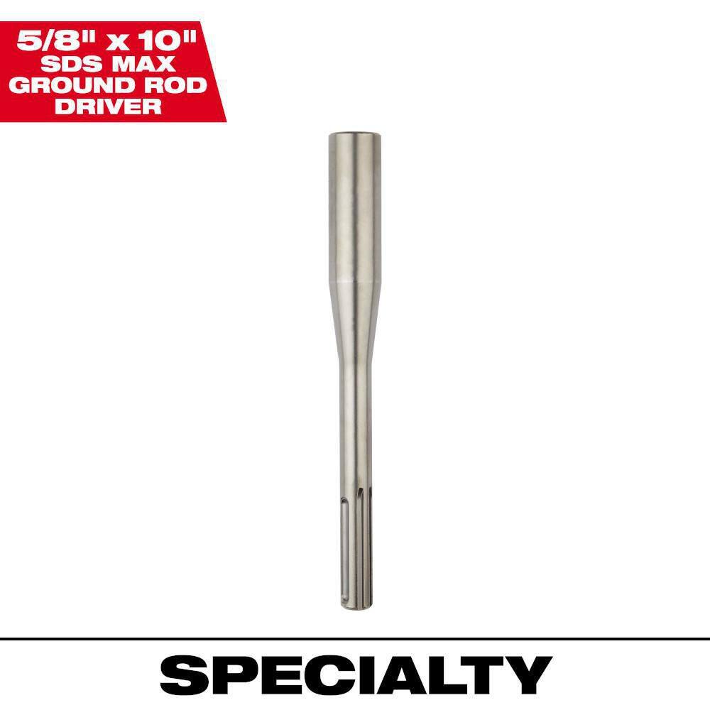 MW 58 in. x 10 in. SDS-MAX Ground Rod Driver 48-62-4093