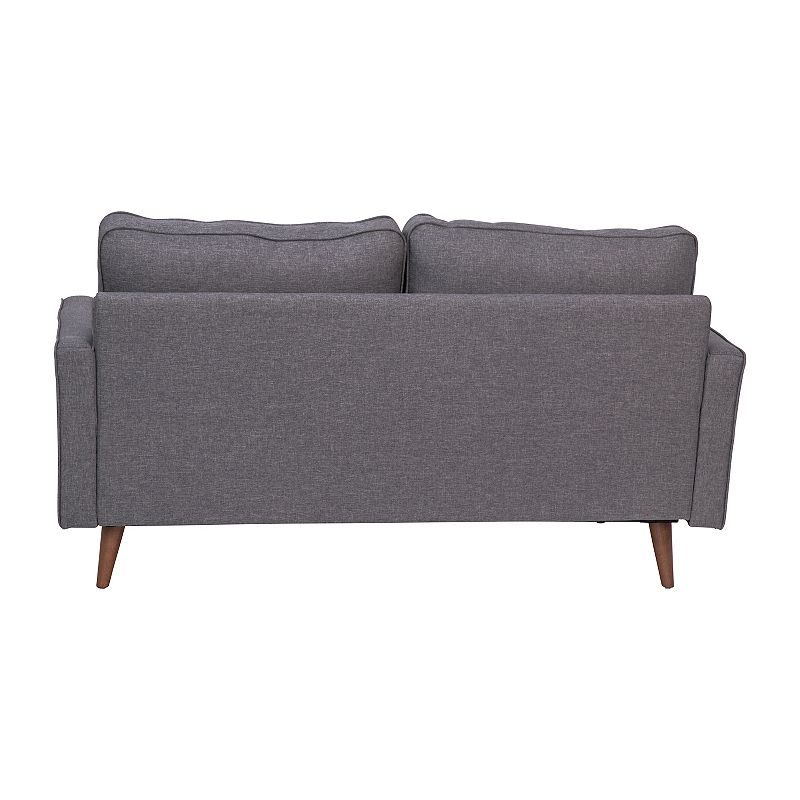 Flash Furniture Hudson Mid-Century Modern Loveseat Sofa