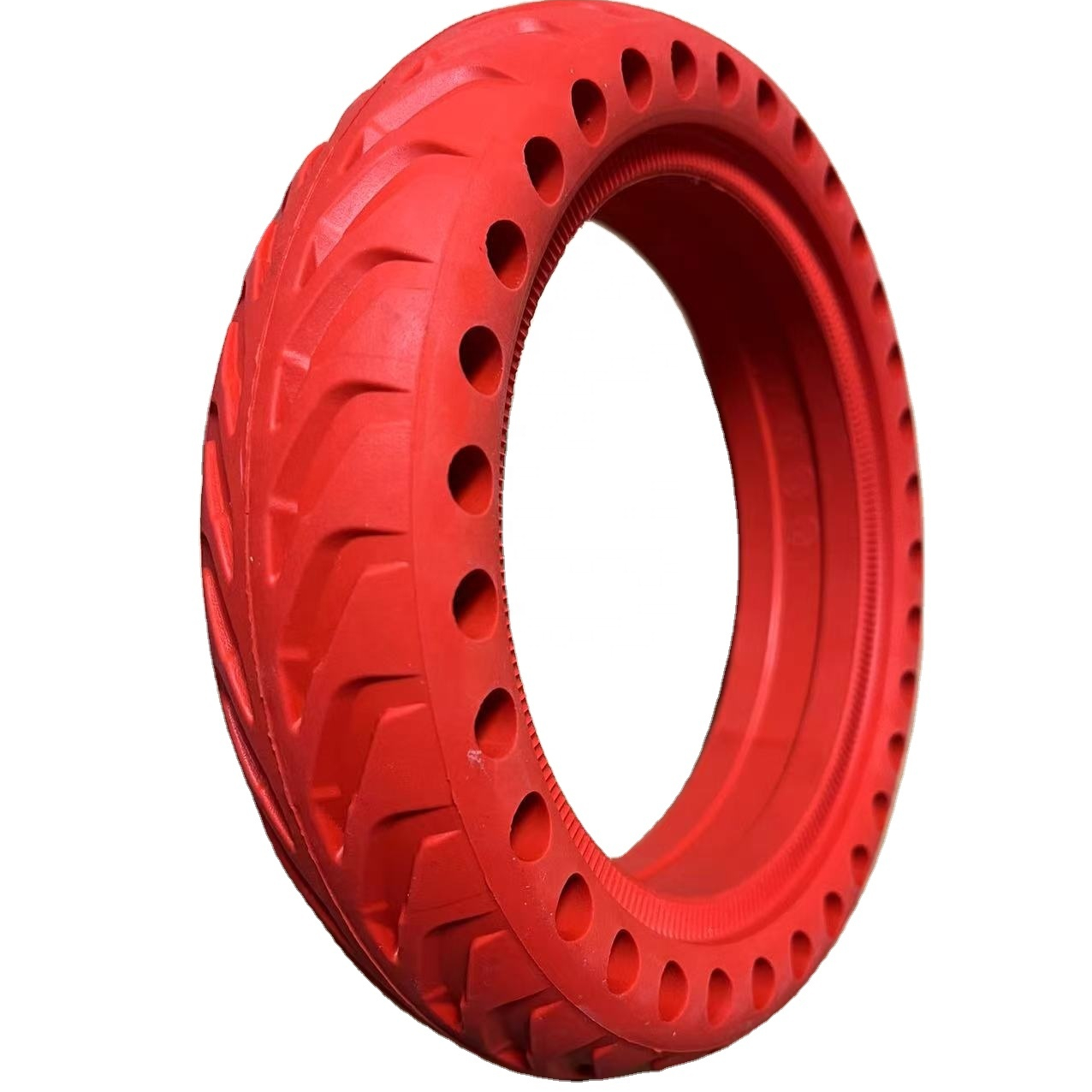 6inch 8 inch 10 inch 12 inch   Honeycomb Tires Solid Tyres for Scooter Replacement  red rubber tire