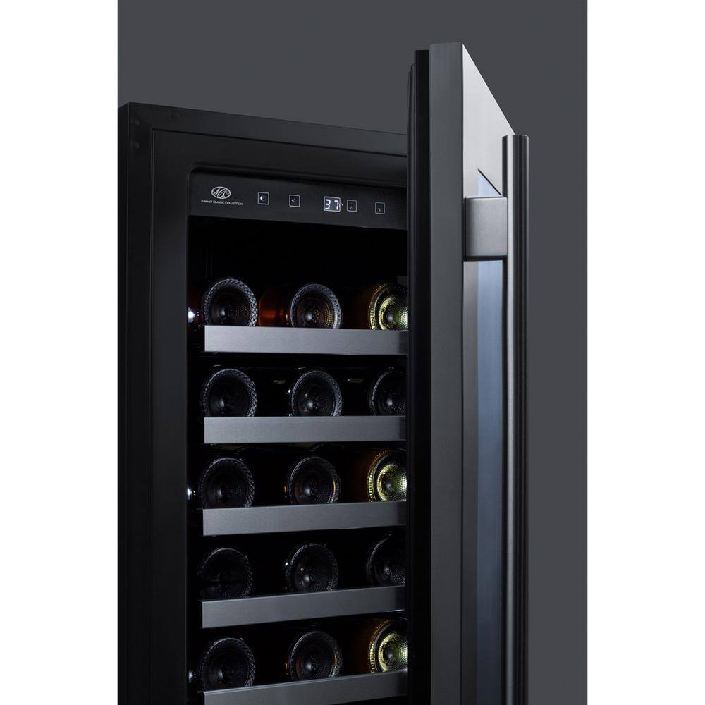 Summit Appliance 18 in. 29-Bottle Built-In Wine Cooler CL18WC