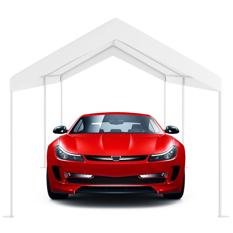 10 x 20 Feet Heavy Duty Portable Carport Outdoor Car Canopy Garage Shelter