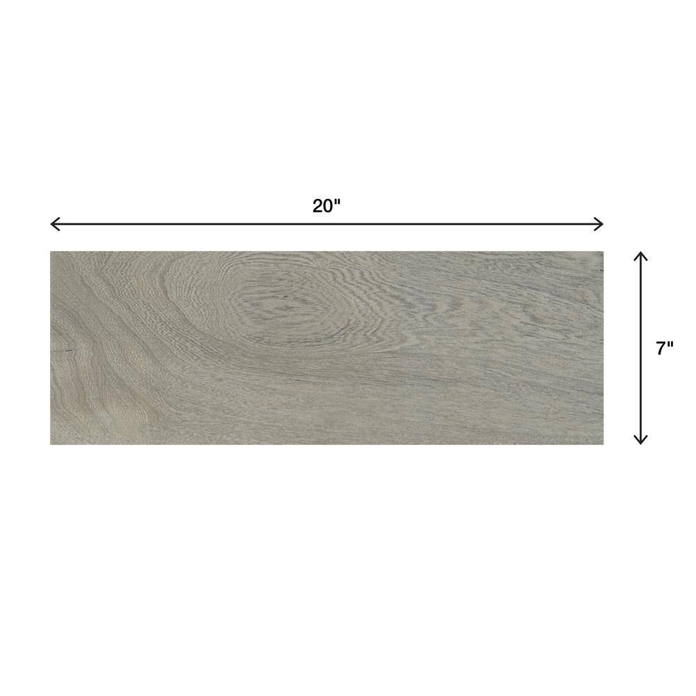 TrafficMaster Glenwood Fog 7 in. x 20 in. Ceramic Floor and Wall Tile (392.04 sq. ft.  pallet) GW09720HDPL1P2