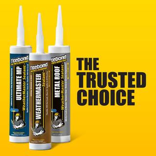 Titebond 9.5 oz. White Metal Roof Exterior Sealant (12-Pack) 61001A