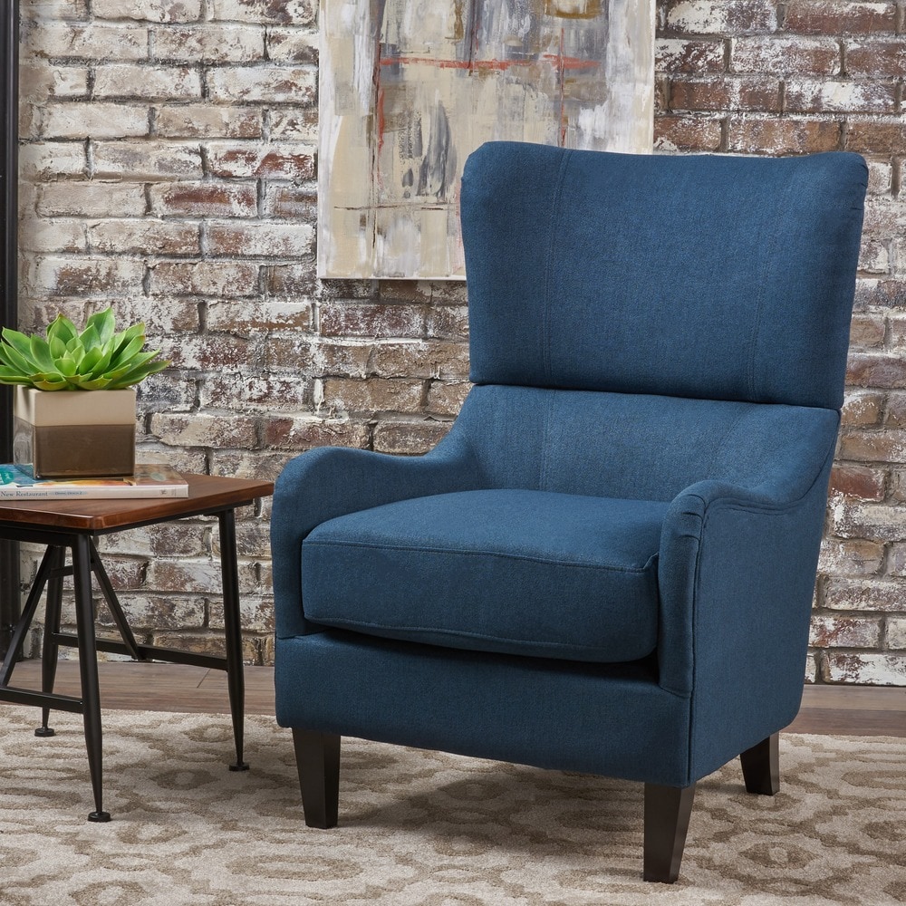 Quentin High Back Club Chair by Christopher Knight Home