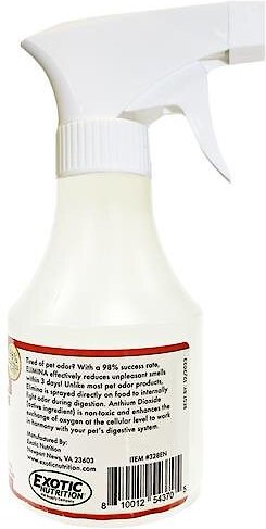 Exotic Nutrition Elimina Oder Remover Small Pet Deodorizer， 8-oz bottle