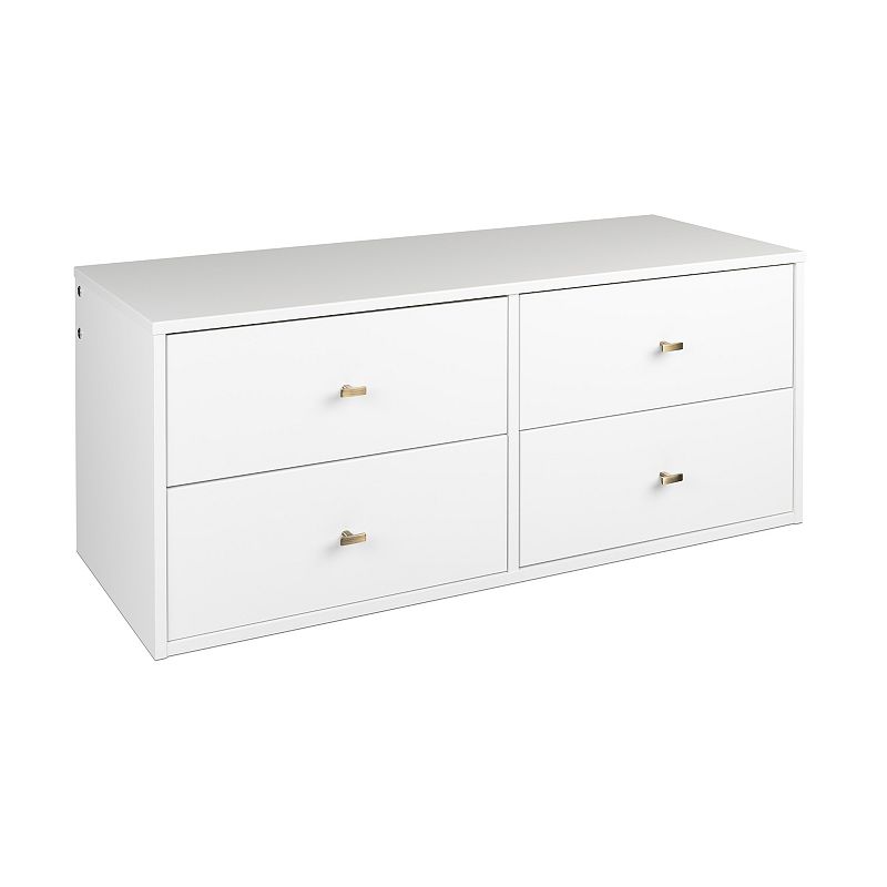 Prepac Floating 4-Drawer Dresser Wall Decor