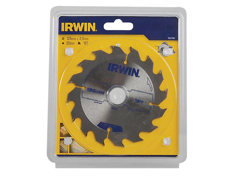 IRWIN Circular Saw Blades 125 x 20mm x 16T ATB IRW1897086