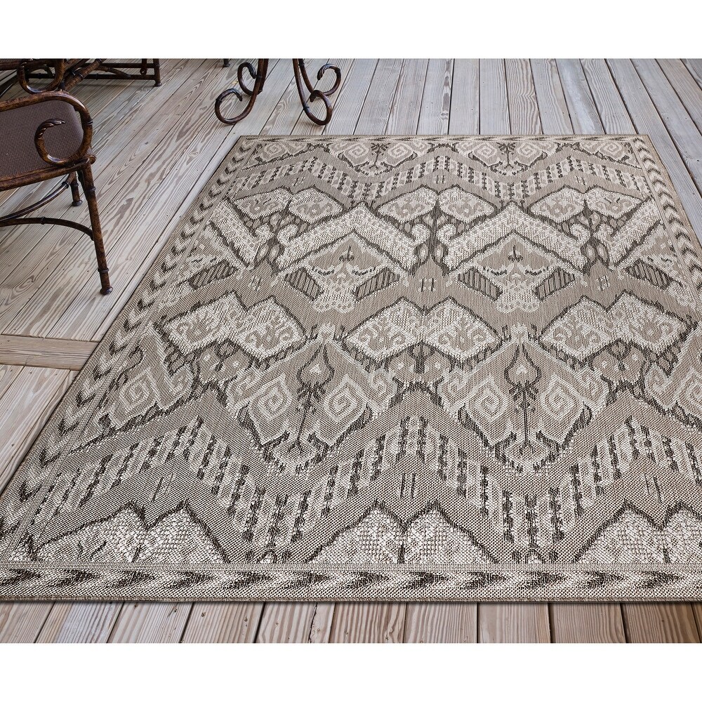 Liora Manne Malibu Ikat Indoor/Outdoor Rug