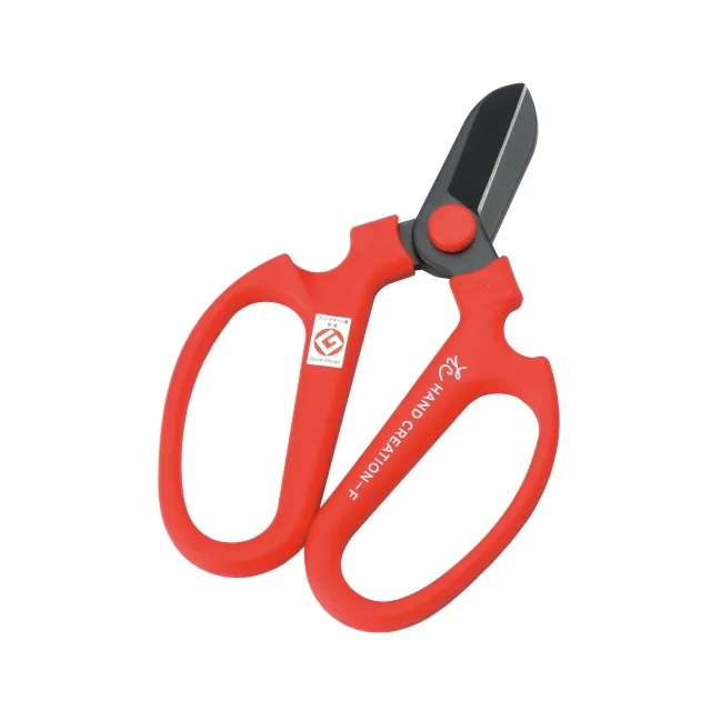 Made in Japan Multicolor Gardening Scissors with Sharp Cutting Flower Shears   Hand Creation F 170   Black Blades